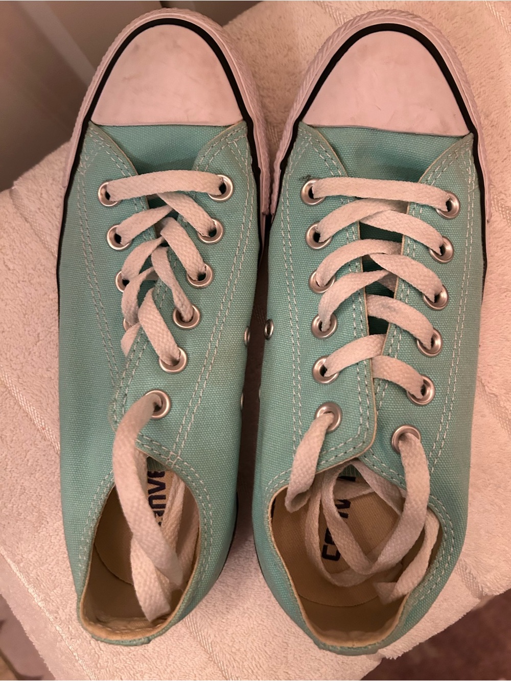 Converse Kids Low-Top Sneakers in Mint